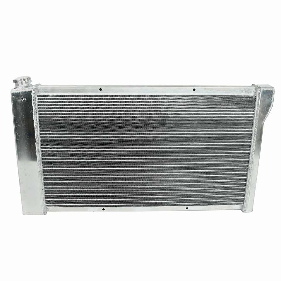 CC369 3 Row Radiator+Shroud Fan Relay For 1967-72 Chevy/GMC C/K 10/20/30 Pickup Foto 3 de 4