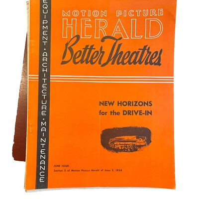 MOTION PICTURE HERALD MOVIE TRADE MAGAZINE: Better Theatres June 5 1954