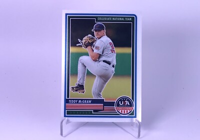  Teddy McGraw Stars and Stribes 2023 Panini Baseball Trading Card #75