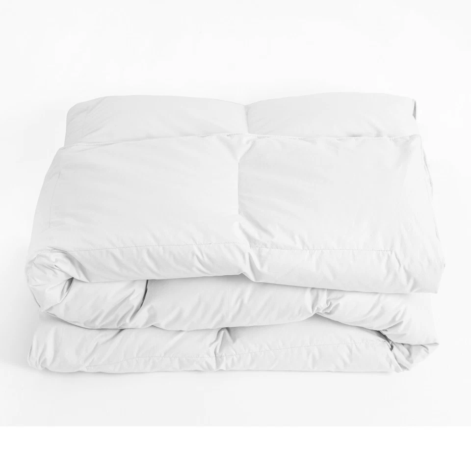 Edredón de Plumón Goose Alternative Súper Suave Ligero Blanco Toda Temporada Foto 2 de 2