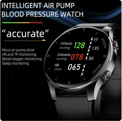 Smart Medical Grade Watch True Air Pump Airbag Accurately Blood Pressure