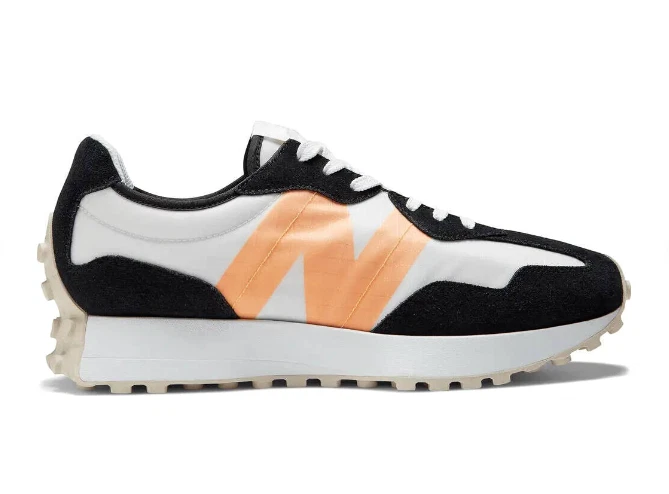 New balance 327 black orange Clearance