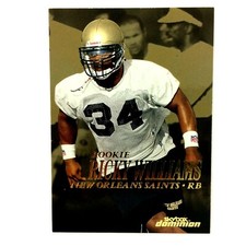 Ricky Williams 1999 Skybox Dominion Rookie Card #208 NFL Saints Texas Longhorns