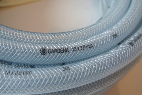 GARDENA Transparent-Schlauch mit Gewebe Druckluftschlauch TOP 2Meter Meterware - Bild 9 von 10