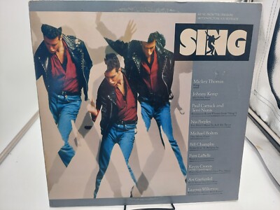 SING 1988 SOUNDTRACK OST LP VINYL RECORD