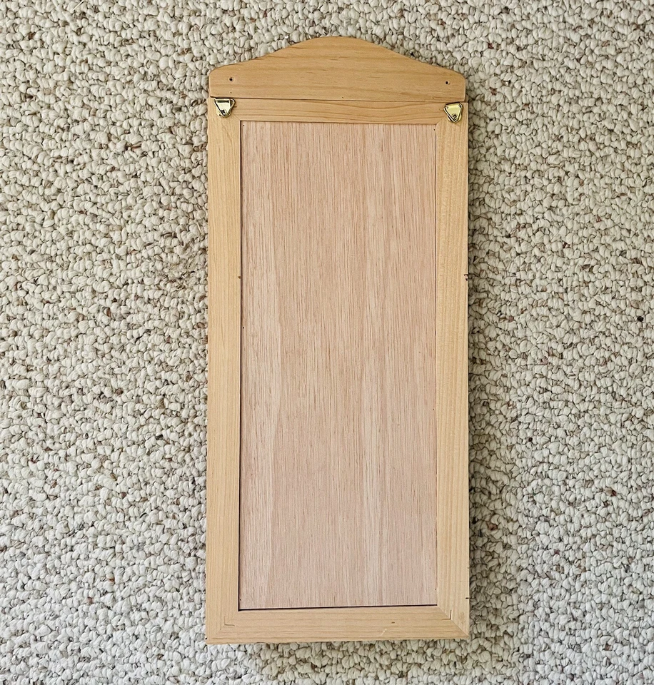 Alder Wood Framed Ceramic Tile Cork Memo Message Board  - Image 2 of 3