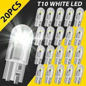 8 Stücke T10 W5W 168 2SMD LED 6000K Autoinnenraum Leselicht 12V DC Lampe Weiß A+