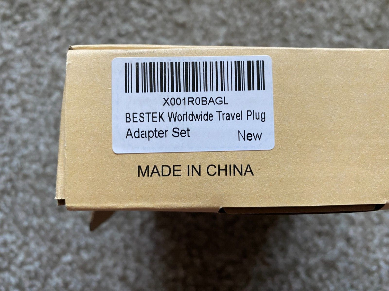BESTEK Worldwide Travel Grounded Universal Power Plug Adapter Set of 8 Types