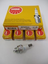 4 Genuine NGK 4972 BPMR6A Spark Plugs Superse...