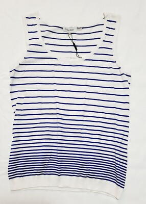 Calvin Klein Women's Cable Knit 100% Cotton Vest Size M