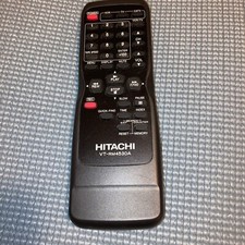 Hitachi VT-RM4530A VCR Remote Control VT-FX6500 VT-MX4510 VT-MX4530A VT-MX6500A