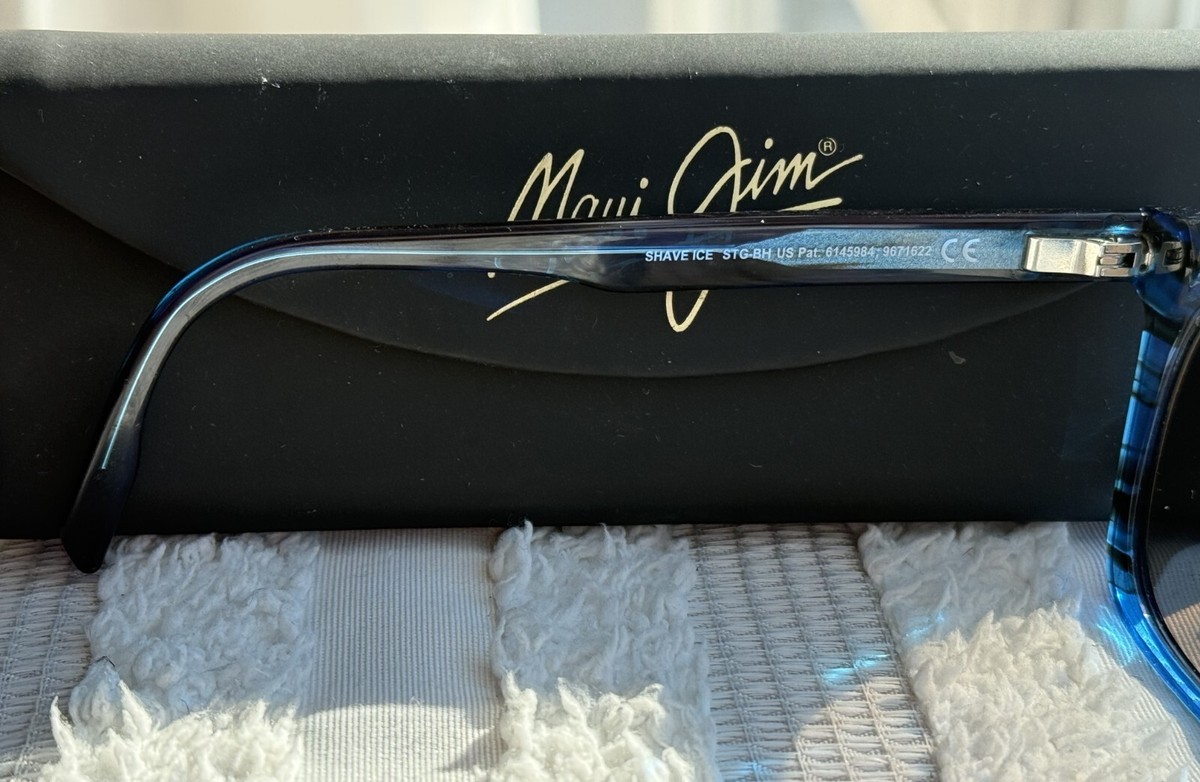 Maui Jim Shave Ice MJ 533 86 Electric Blue Frame + Blue Hawaii