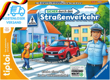 Ravensburger Tiptoi Spiel 00173 - Sicher Im Straßenverkehr - Lernspiel Ab 4 Jahr