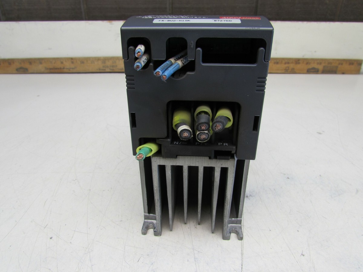 MITSUBISHI FREQROL-BU2 BRAKE UNIT MD#FR-BU2-H15K 400V XLNT MITSUBISHI FREQROL-BU2 BRAKE UNIT MD#FR-BU2-H15K 400V XLNT