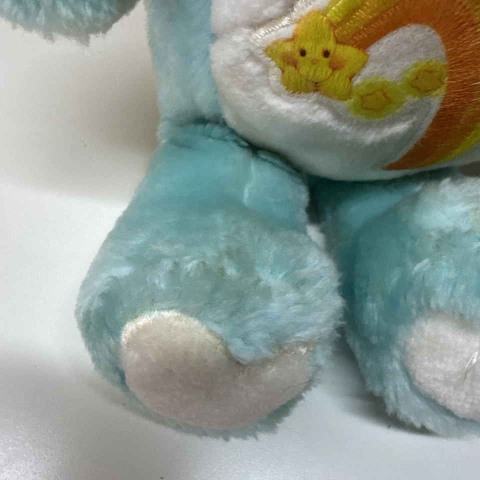 Vintage 1980s Care Bears Wish Bear 13" Kenner Plush Stuffed Toy - Image 4 of 4