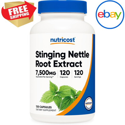 Extracto De Hoja De Ortiga 7500 Mg | 120 Capsulas | Sin Ogm Y Gluten Gratis