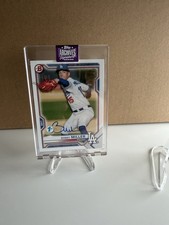 Topps 2021 Bowman Chrome Prospects Bobby Miller Dodgers Autograph 1st Ed /15