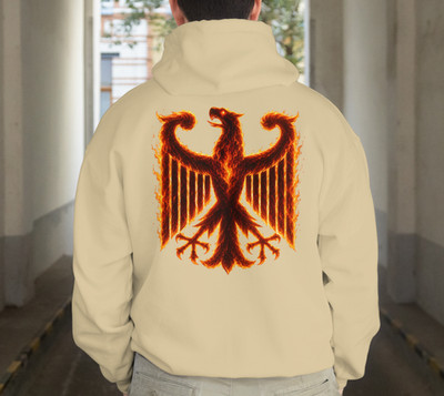Germany Hoodie Adler Deutschland Protest Patriot Eagle Flagge Fahne Heimat Stolz