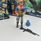 GI Joe 1986 Zandar 100% Complete Vintage Hasbro Action Figure With new O-ring