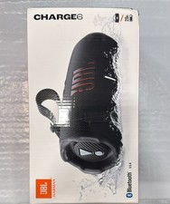 JBL Charge 6 Portable Waterproof Speaker w/Powerbank, Black