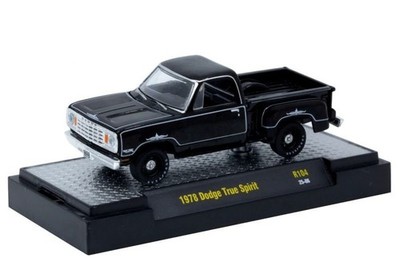 1978 Dodge True Spirit  Custom Truck  Black **** M2 Machines Box 1:64