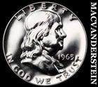 1963 Franklin Half Dollar- Silver- Choice Gem Proof Luster No Reserve #J2341