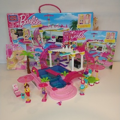 BARBIE Mega Bloks BUILD N STYLE POOL PARTY 80228