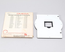 OMEGA 423-354 4X4 NEGATIVE CARRIER FOR USE WITH D SERIES ENLARGERS IN THE BOX