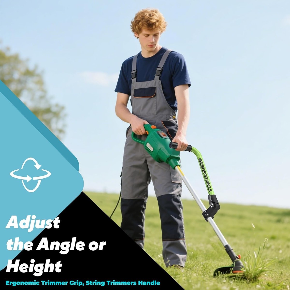 The Darwin's Grip Weed Eater Extension Handle Monkey Grip for