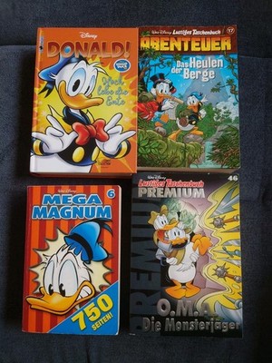 4x BIG Comics ''Donald Duck''  u.a. Lustiges Taschenbuch