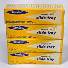 VTG Lot of 4 Yankee U-30 Universal 30 Slide Trays w/ Covers