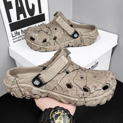 Men's EVA Garden Sandals   Platform LEISURE Clogs Outdoor Slip-On Summer Shoes