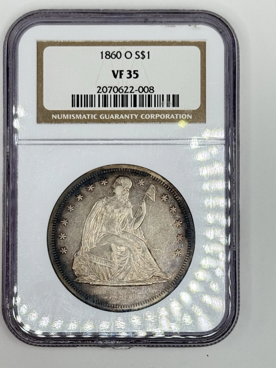 Silver Seated Liberty US Dollars (1840-1873) for sale | eBay