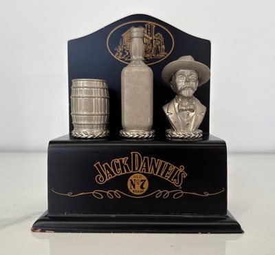 Vintage Jack Daniels Old No 7 Whiskey Bottle Stopper Toppers 3 Piece Set Display