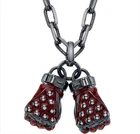 ✅New w/Collector's Box✅ TEKKEN 8 X RockLove Kazuya Mishima Gloves Necklace