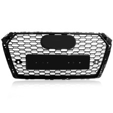 For 2017-2018 Audi A4s4 B9 Rs4 Style Honeycomb Mesh Hex Grille Black W Qoattru