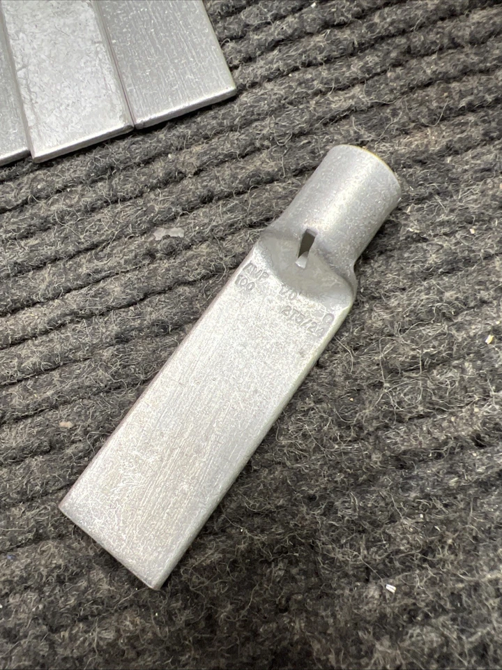 Lot of 19 Blank Tongue Copper Compression lug 100amp - Image 2 of 4