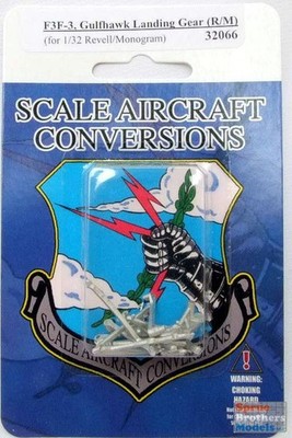 SAC32066 1:32 Scale Aircraft Conversions - F3F-3 / Gulfhawk Landing Gear (REV