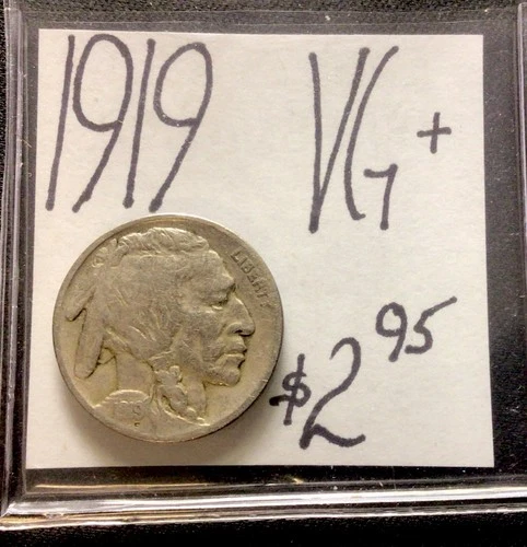1919 Buffalo Nickel VG+! ENN Coins