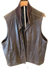 Filson XL Leather Vest