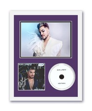 Adam Lambert Autographed Signed 11x14 Custom Framed CD Photo High Drama ACOA