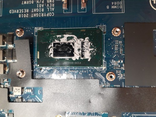 Placa madre Dell Latitude 5590 i5-8250U 1,6 GHz LA-F411P 18JMR 018JMR / SR3LB + HS - Imagen 2 de 4