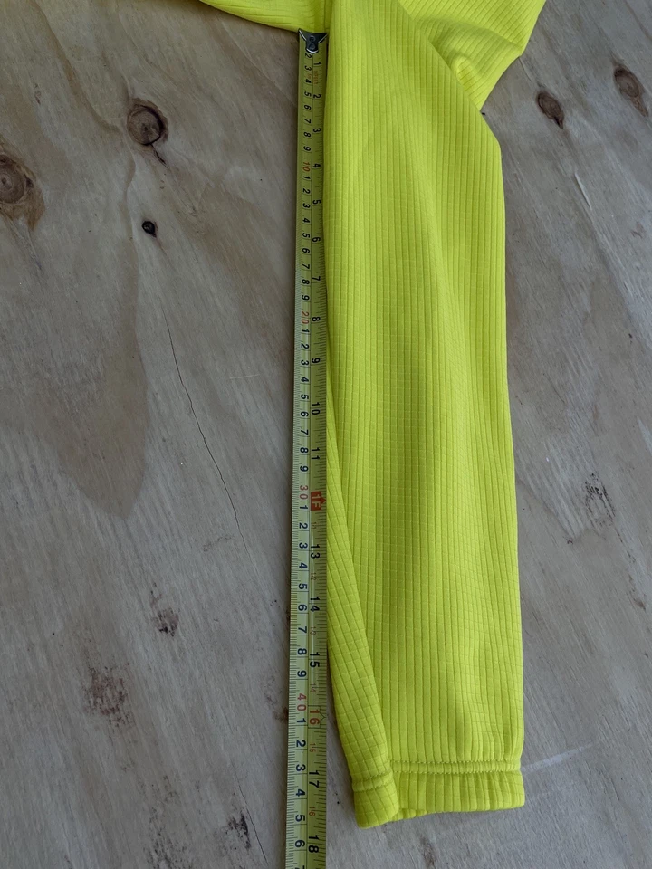 Camiseta deportiva de ciclismo Castelli vintage años 90 manga larga cremallera completa amarilla talla M Foto 4 de 4