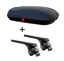 Dachbox VDP CA320 Relingträger Quick für für VW Sharan ab 10 Reling