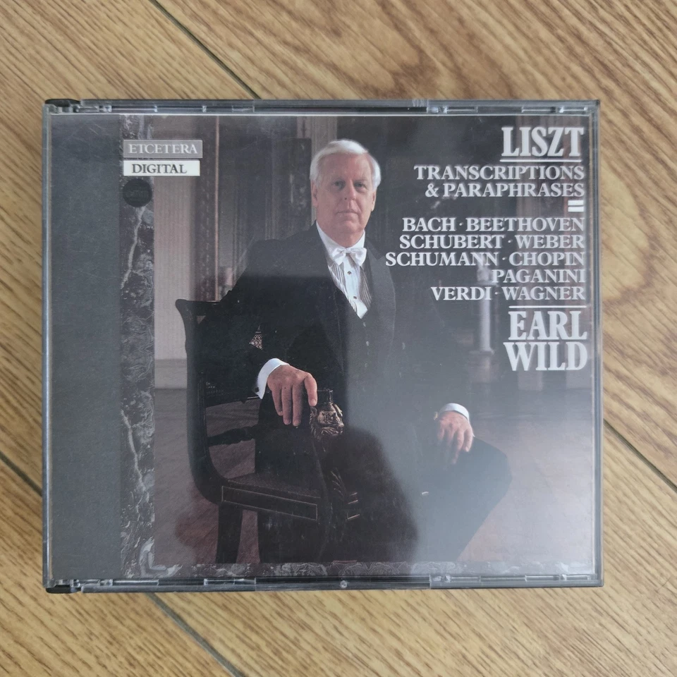 LISZT: TRANSCRIPTIONS & PARAPHRASES: EARL WILD (CD Etcetera 1987) CLASSICAL Foto 2 de 4