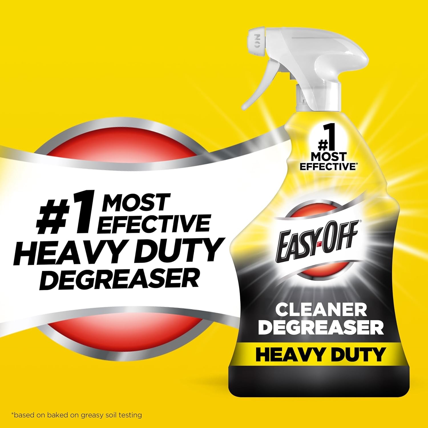 Easy-Off Heavy Duty Degreaser Cleaner Spray, Kitchen 32 Ounce (Pack of 1) 