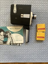 Vintage Bell  Howell Zoom Reflex Animation Autoload 8mm Movie Camera 1970s Case