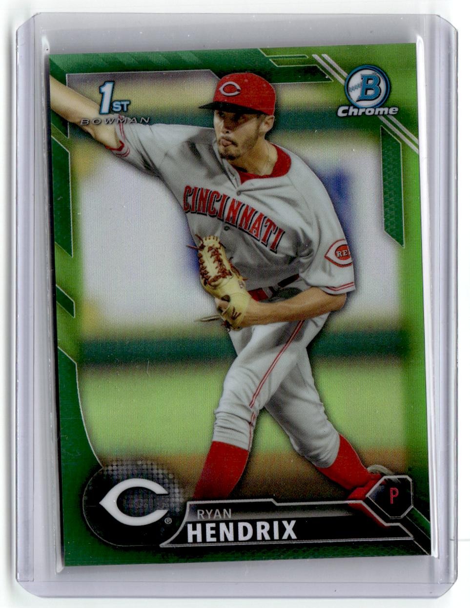 2016 Bowman Draft #BD-56 Ryan Hendrix Green Border #/99
