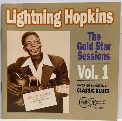 Lightning Hopkins : The Gold Star Sessions - Vol. 1 (CD Arhoolie) *Very Good*