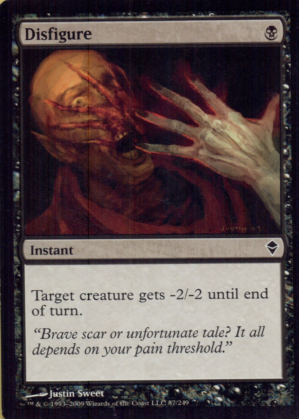 Zendikar #87 Disfigure